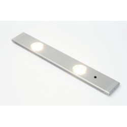 reglette extraplate titan silver pour meuble 3L 3X120 lumens avec inter ULTRAFLAT