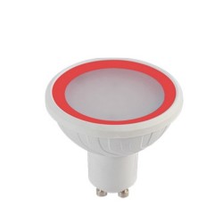 Ampoule LED rouge GU10 4W MR20 100 lm 66843 Easy Connect