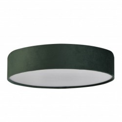 Plafonnier, 2 lumieres, metal alu, vert,23298-3GR