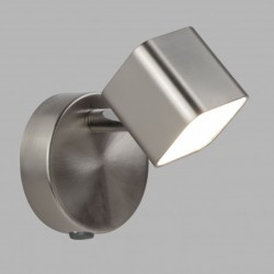 Suspension, 1 lumiere, metal alu, satin silver,4231SS