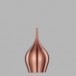 Suspension, 1 lumiere, aluminium, le cuivre,6461-12CU