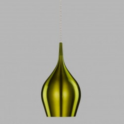 Suspension, 1 lumiere, aluminium, vert,6461-12GR