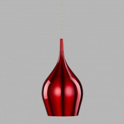 Suspension, 1 lumiere, aluminium, vin rouge,6461-12RE