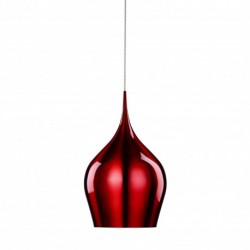 Suspension, 1 lumiere, aluminium, vin rouge,6461-26RE