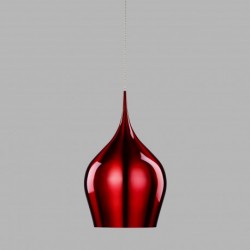 Suspension, 1 lumiere, aluminium, vin rouge,6461-26RE