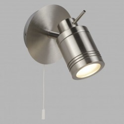 Suspension, 1 lumiere, acier inoxydable, satin silver,6601SS