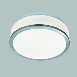 Plafonnier, 2 lumieres, metal alu, satin silver,7039-23SS