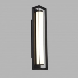 Applique, 1 lumiere, metal alu, noir blanc,74302-1BK