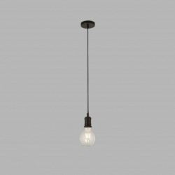 Suspension, 1 lumiere, acier doux, noir mat,7461BK