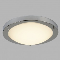 Plafonnier, 1 lumiere, metal alu, blanc,8702SS