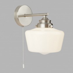 Suspension, 1 lumiere, metal alu, satin silver,8708-1SS