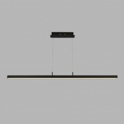 Suspension, 1 lumiere, metal alu, matt noir,96381-1BK