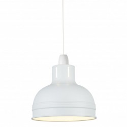 Suspension, 1 lumiere, acier doux, crème,700348CW