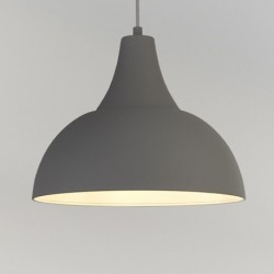 Suspension, 1 lumiere, acier doux, sand gris,700409