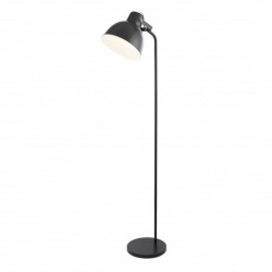 Lampe a poser, 1 lumiere, acier doux, noir blanc,EU700311