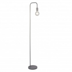 Lampe a poser, 1 lumiere, acier doux, gris mat (pantone chaud gris 7u),EU700779