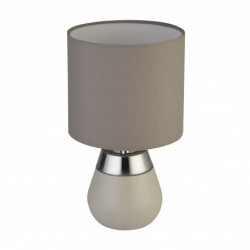 Lampe a poser, 1 lumiere, acier doux, taupe,EU700945