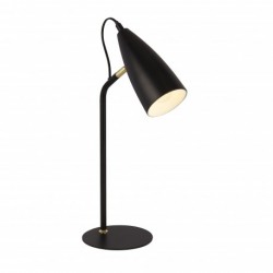 Lampe a poser, 1 lumiere, acier doux, noir,EU700970