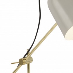 Lampe a poser, 1 lumiere, acier doux, verre,EU700973