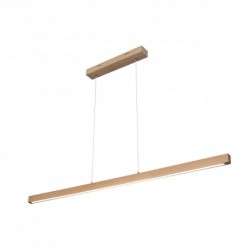 BRITOP,Suspension en Chêne Huilé, Design Contemporain, avec Variateur Tactile, SMAL 1 LED,1509774