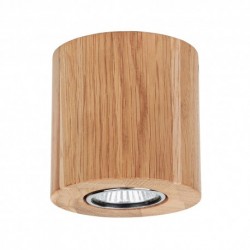 WOODDREAM-Plafonnier Spot rond Bois Ø10cm H10cm chêne Britop Lighting