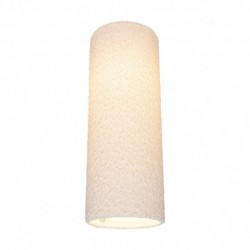 Abat-jour cylindrique E27 H30 Blanc PET ,BOUCLE,A0789