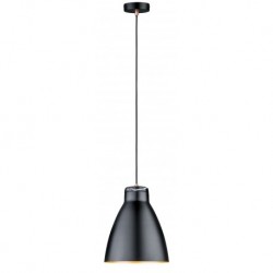 Neordic Roald suspension max 1x20W E27 Noir mat/Gris 230V Métal/Marbre