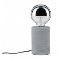 Neordic Mik lampe de table rond max  1x20W E27 Gris 230V Béton