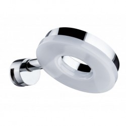 LED IP20 WallCeiling Becrux 1x4W chrome 230 V, métal/plastique