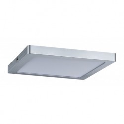 Panneau LED WallCeiling Atria 220x220 mm 20W chrome mat 230V plastique