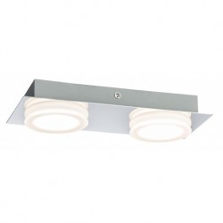 LED IP23 WallCeiling Doradus 2x4,7W Chrome 230 V métal/plastique