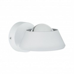 WallCeiling Sabik IP44 LED gradable 13W Blanc dépoli 230V plastique