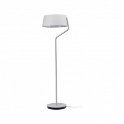 Lampadaire LED Belaja 1x22W 2700K Blanc, Alu brossé 230V, métal