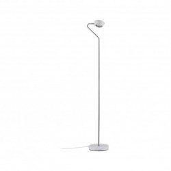 Lampadaire Ramos grad LED 11W Blc dépoli Chrome 230 V Synthétique/Métal