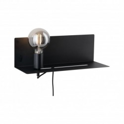 WallCeiling Devara Appliq max 1x40W E27 noir 230V métal