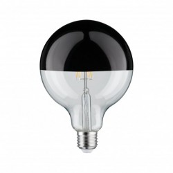 LED G125 Calotte réflectrice 600lm E27 2700K 6,5W 230V Noir Chrome gradable