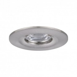 Enc Nova mini Coin rond fixe IP44 LED 1x4W 310lm acier brossé/alu