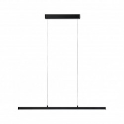 Suspension Lento BLE LED 1x43W TunW Noir 230V Alu/Synthétique