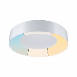 WallCeiling Casca IP44 WhiteSw Plafon. LED 1x23W 400mm Bc 230V Met/syn