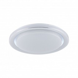 WallCeiling Rainbow Dynamic RGB TunW LED 38,5W 485mm Blanc/Chr 230V Syn/Mét