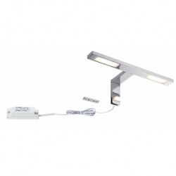 Galeria Double Hook LED 2x3,2W 8 VA Chrome 230 V Métal