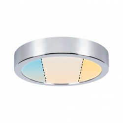 WallCeiling Aviar IP44 LED 13W TunW 220mm Chrome 230V synthétique