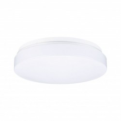 WallCeiling FR Axin IP44 max 18W 260mm E27 Blanc 230V plastique