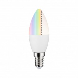 LED ZB Bougie 470lm 6,3W RGBW dép grd 2700K E14 230V