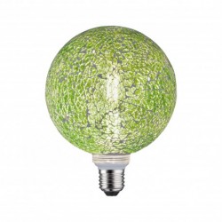 LED G125 Miracle Mosaic 470lm green grd E27 2700K 230V