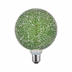 LED G125 Miracle Mosaic 470lm green grd E27 2700K 230V