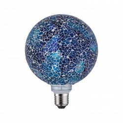 LED G125 Miracle Mosaic 470lm blue grd E27 2700K 230V