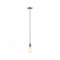 Suspension Tilla Neordic max1x60W E27 gris aluminium 230V tissu/métal