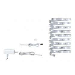 Kit de base YourLED ECO, 3m blanc neutre 6,8W 230/12V Alu PVC