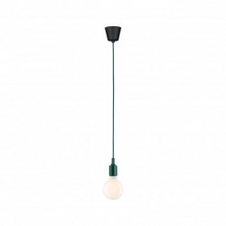 Suspension Ketil Neordic max1x60W E27 vert foncé 230V tissu/sil